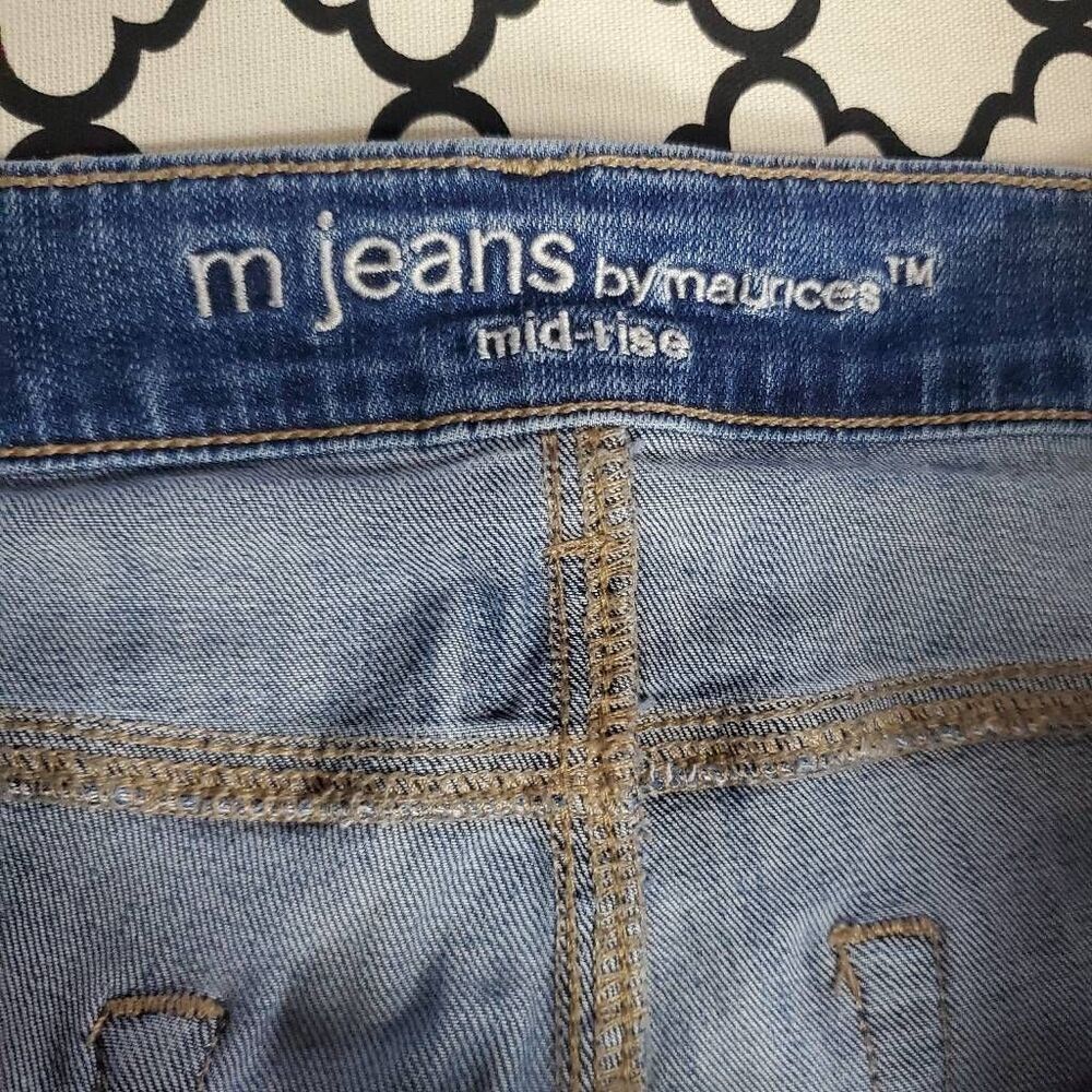 Maurices Size 16 short Mid-Rise Bootcut Mjeans - Picture 5 of 7